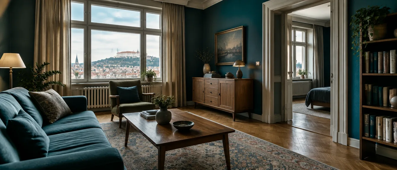 Realistický detail stavu staršej nehnuteľnosti